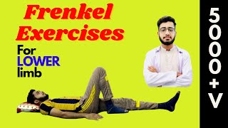 Frenkel Exercises for Ataxia Patients  Physiotherapy  physiomentor [upl. by Royo]