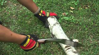 Gurkha Kukri Chopping Test 1080p HD [upl. by Nrevel]