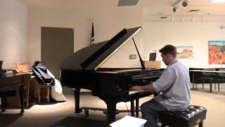 J Brahms Waltz in Aflat Major op 39 no 15  Matt Hanson piano [upl. by Belldas]