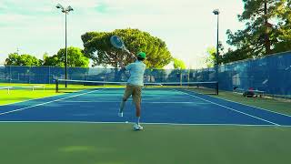 🎾4045 Court Level Tennis Practice with the Tecnifibre TFight ISO 305 Racquet [upl. by Rafaelia]