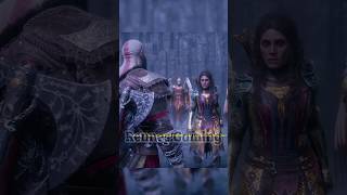 Freya Confronts Kratos At Valhalla kratos godofwar shorts [upl. by Oramug]