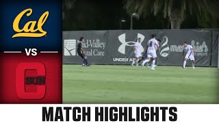 Cal vs CSUN Match Highlights  2024 ACC Mens Soccer [upl. by Orbadiah]