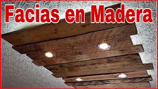 Mejores IDEAS 💡 para HACER Facias en Madera [upl. by Hakkeber969]