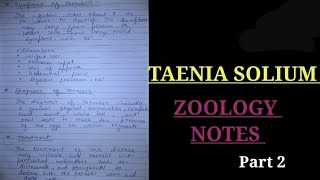 Taenia solium notes taeniasis vbu bbmku zoologynotes medicalzoologynotes [upl. by Pacheco749]