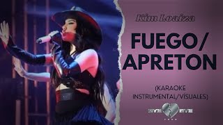 Kim Loaiza  FuegoApreton Bye Bye TOUR Visual amp Karaoke WBacking vocals [upl. by Perkin976]