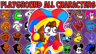 FNF Character Test  Gameplay VS My Playground  ALL Characters Test [upl. by Sahcnip]