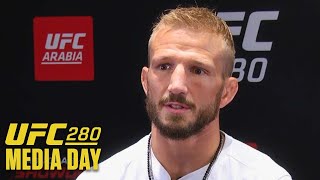 TJ Dillashaw says he’s seen Aljamain Sterling’s quit button  UFC 280  ESPN MMA [upl. by Lairret]