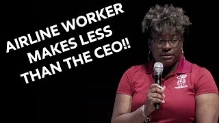 Airline Worker Makes Less Than a CEO [upl. by Alyehs]