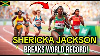 MUST SEE Jamaican Shericka Jackson Makes A Statement At The Boston Marathon  Jamaicans Shocked [upl. by Ecnerrat411]