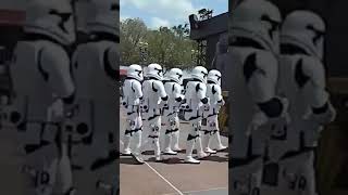 Disney Hollywood Studios 2017 05 Storm Trooper Parade 2 VERTICAL [upl. by Akinej763]