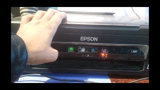 how to reset epson L110 L210 L300 L350 L355 printer ink pad is at the end of its service life [upl. by Katine843]