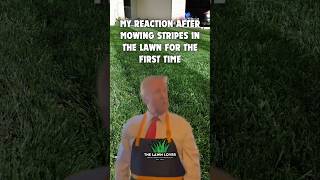 AWESOME REACTION Mowing Lawn Stripes Like a Pro [upl. by Beach217]