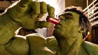 Homem Formiga rouba CocaCola de Hulk em comercial [upl. by Michal]