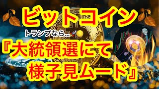 【ビットコイン70000以下で停滞中🫡】本日はいよいよ大統領選投票〜🎉ハリスならビットコインは暴落するのか⁉️ [upl. by Mcdade583]