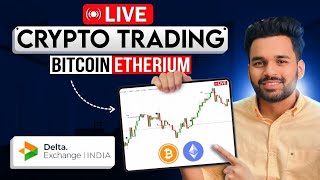 Crypto Currency Live Trading Session Delta Exchange [upl. by Lucius527]