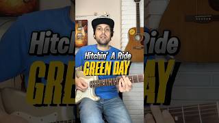 Hitchin’ A Ride  Green Day  guitar tutorial easyguitar guitar tutorial guitarlesson greenday [upl. by Edy]