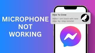 Messenger Microphone Not Working During Video Calls [upl. by Leizahaj]