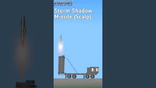 Storm Shadow Scalp Cruise Missile Launching in spaceflight simulator sfs missile viral shorts [upl. by Adnuahs]