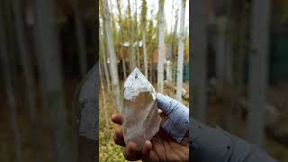 Tourmaline with quartz subscribe crystals growmyaccount youtubevideos [upl. by Gnuj]