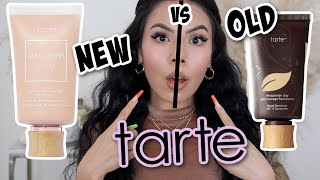 NEW VS OLD TARTE AMAZONIAN CLAY FOUNDATION WEAR TEST amp REVIEW IS IT DIFFERENT👀 [upl. by Inglis]