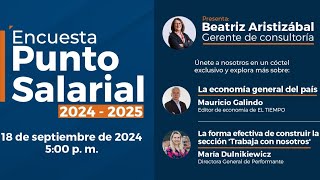 Resultados encuesta Punto Salarial 2024  2025 [upl. by Giark318]