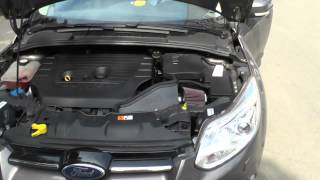 Sound of cool air intake KampN 693517TS on Ford Focus 3 20L [upl. by Nim]