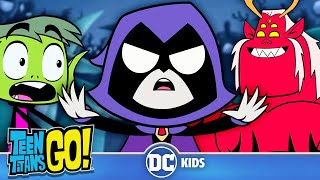 Ravens Guide to Being a Demon 😈  Teen Titans Go  dckids [upl. by Anassor]