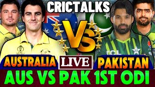 PAK vs AUS 1st ODI Live  Australia vs Pakistan live  Live Scorcard and Comentary  PAK vs AUS 2024 [upl. by Willow]