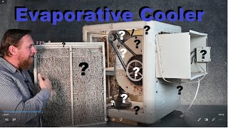 HVAC 166 Evaporative cooler how it works inside [upl. by Rodoeht906]