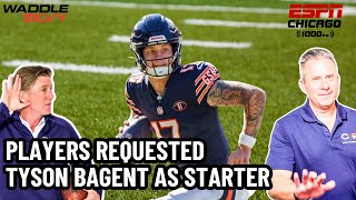 Silvy STANDS BY His Report That Some Chicago Bears Requested Tyson Bagent Start [upl. by Belloir]