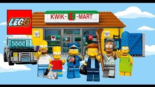 LEGO The Simpsons KwikEMart set 71016  Official Pictures [upl. by Grail899]