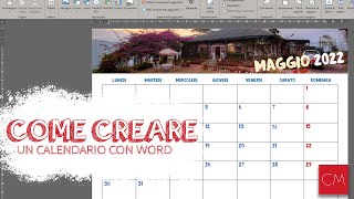 Come creare un calendario personalizzato con Word [upl. by Cerf]