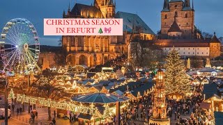 Christmas time in Erfurt Vlog Christmas market food present shopping decorations etc [upl. by Worthy]