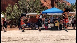 Fire Oak Dance Group  Buffalo Dance  Jemez Red Rocks Artshow 2018 [upl. by Nedrud]