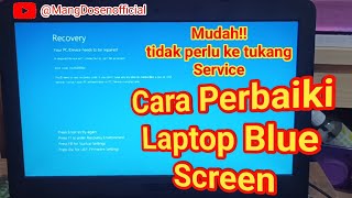 PERBAIKI WINDOWS 10 EROR RECOVERY  BLUE SCREEN [upl. by Meibers]