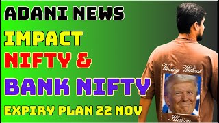 Nifty Tomorrow 22 Nov  Nifty prediction  Tomorrow Bank Nifty Targets  Sensex Expiry [upl. by Rebeca]