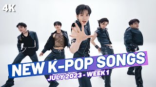 NEW KPOP SONGS  JULY 2023 WEEK 1 [upl. by Werra]