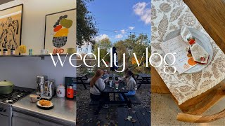 Weekly vlog MampS Autumn food haul self care chats amp hosting in my new home [upl. by Llered982]