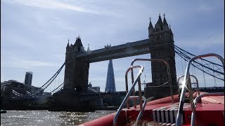 Thames Rockets Ride Rocket Speedboat London UK [upl. by Gusba]