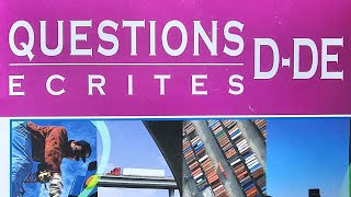 QUESTIONS ECRITES PERMIS D  DE [upl. by Ellenej469]