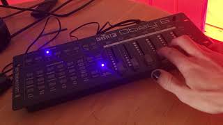 Setting up simple DMX control using Chauvet OBEY 6 WASH FX 2 KINTA FX and COREBAR 4 [upl. by Ayanej906]