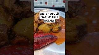 sarimsaklidolmadolmaantepusulü yöreseltarifler yöresellezzet [upl. by Nnaylime559]