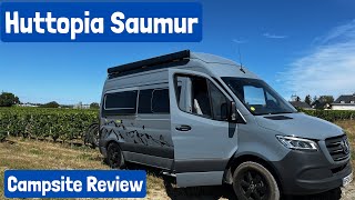 CAMPSITE REVIEW  Camping In Style at HUTTOPIA Saumur  Loire Valley in Our Hymer Campervan [upl. by Yeltnarb795]