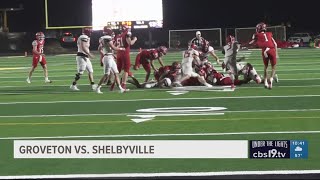 UNDER THE LIGHTS Groveton vs Shelbyville [upl. by Oberon326]