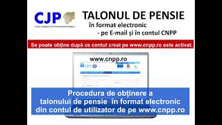 Talonul de pensie în format electronic [upl. by Trudie]