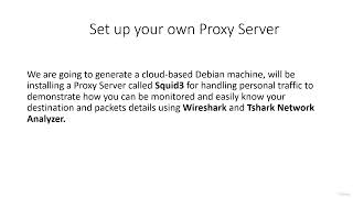 39 Set Up Your Own Proxy Server amp Proxy Chain Part 1 [upl. by Hunsinger]