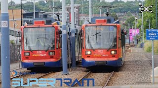 Supertram Sheffield  Tram  Light rail  Tramtrain  United Kingdom [upl. by Georgeanne458]