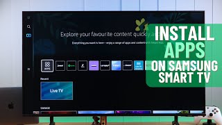 Samsung Smart TV How to Download and Install Apps Step by Step [upl. by Ainirtak]