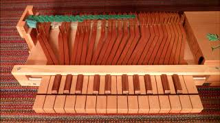 Ave Maris Stella on fretted clavichord [upl. by Aurie206]