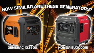 Head To Head Honda EU3000iS vs Generac iQ3500 [upl. by Isador]